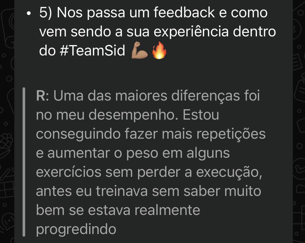 Feedback de aluno